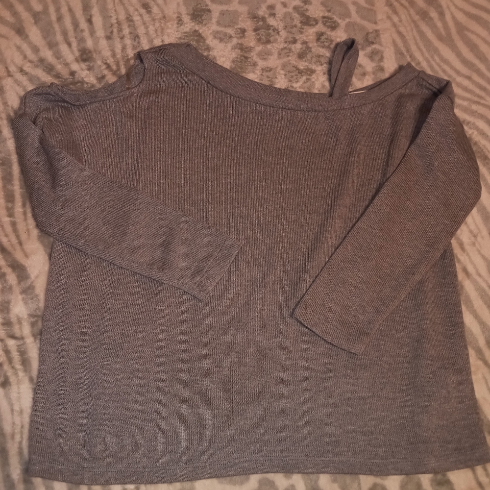 Cold Shoulder Sweater